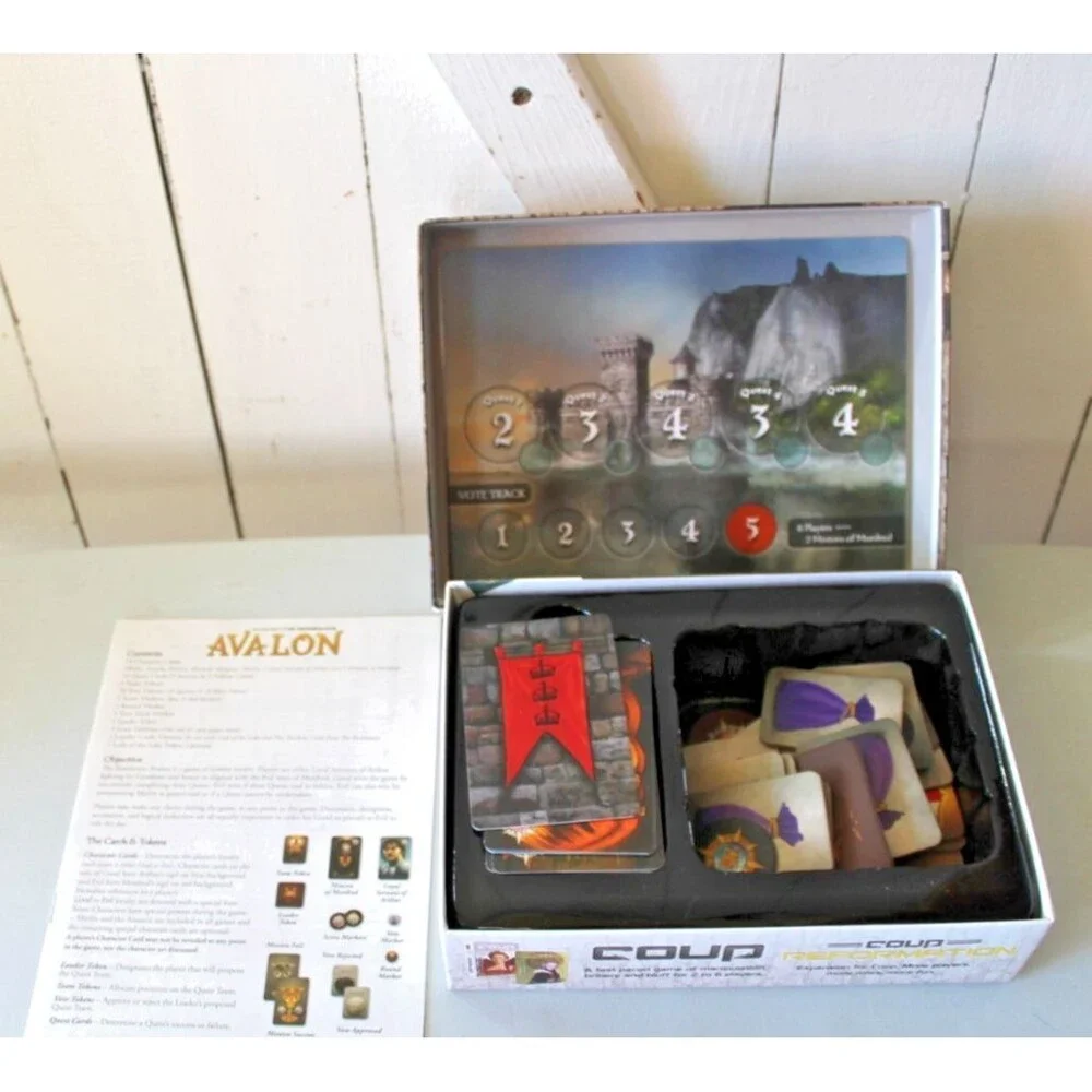 Indie Boards and Cards The Resistance: Avalon Social Deduction Table Game 14+